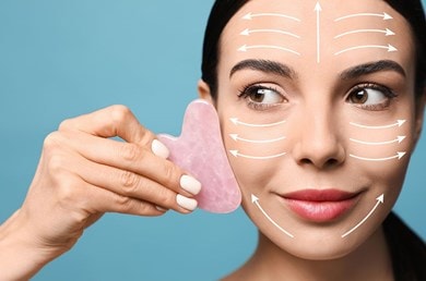 Anwendung Gua Sha