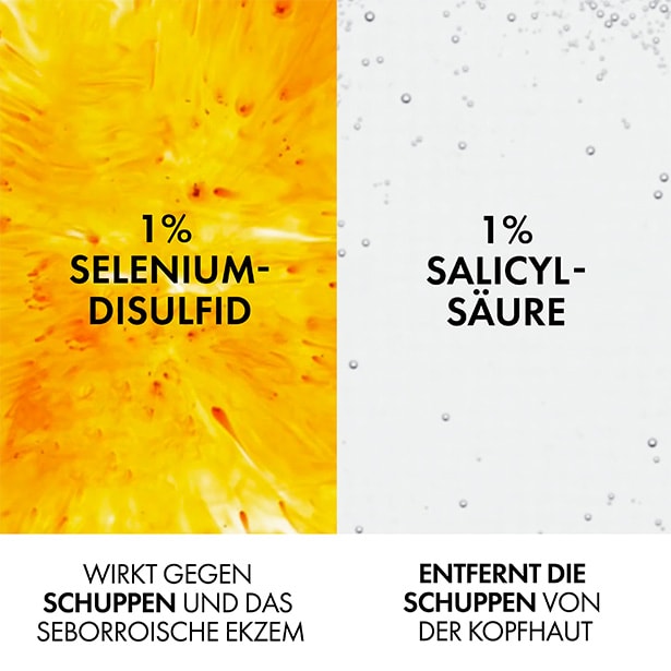 Abbildung der Wirkstoff-Formulierung aus Selenium und Salicylsäure