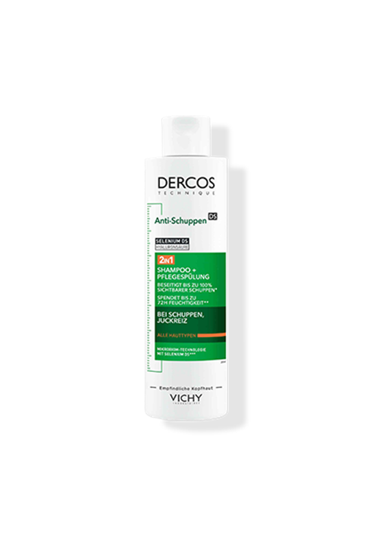 Produktbild des DERCOS 2 in 1 Anti-Schuppen Shampoos