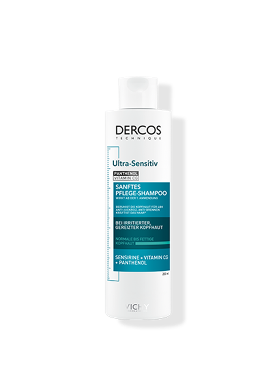 DERCOS Ultra-Sensitiv Fettige Kopfhaut 200ml Packshot 1