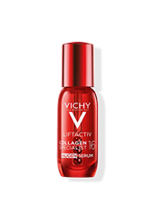 Rote Flasche des Vichy Liftactiv Collagen Specialist 16 Augenserums