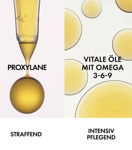 Die Vichy Neovadiol Magistral Nachtcreme enthält Proxylane und Vitale Öle mit Omega 3-6-9, ist straffed und pflegt intensiv.