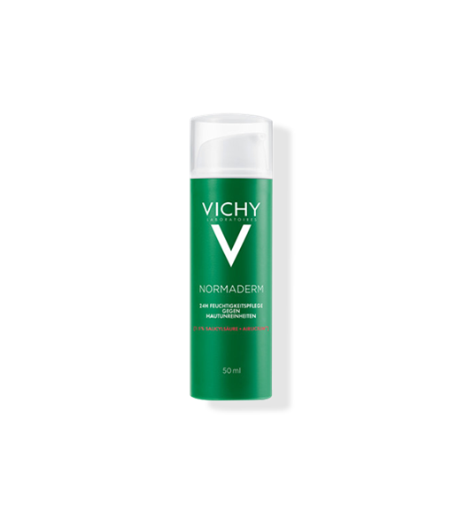 Vichy NORMADERM 24H Feuchtigkeitspflege gegen Hautunreinheiten für fettige, unreine und empfindliche Haut