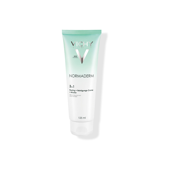Vichy NORMADERM 3in1 Peeling, Reinigung-Creme und Maske für unreine Haut