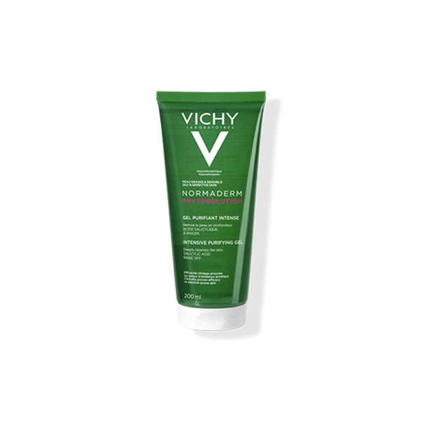 NORMADERM PHYTOSOLUTION Reinigungsgel für fettige und unreine Haut von Vichy