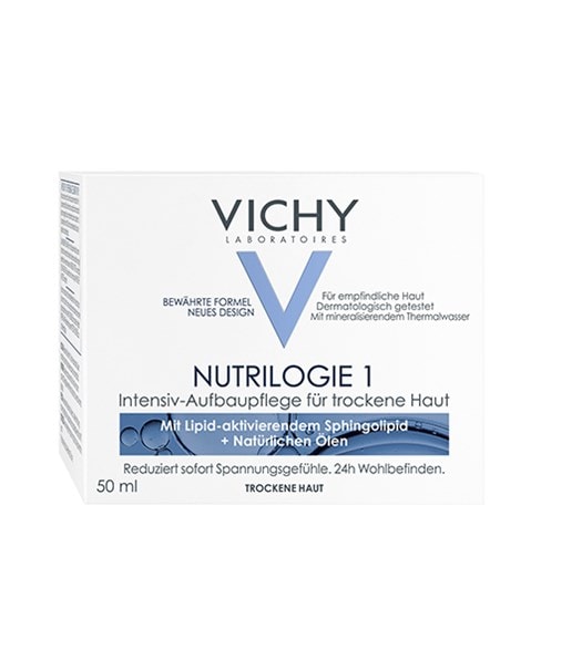 Vichy NUTRILOGIE Reichhaltige Tagescreme für trockene bis sehr trockene Haut