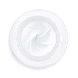 Offene Creme mit Ansicht von oben