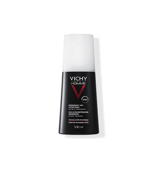 Vichy Deo Zerstäuber fürMänner mit 24 Stunden Schutz
