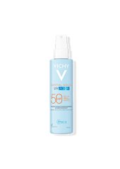 Vichy Capital Soleil UV Aqua Sonnenspray LSF 50 in hellblauer Sprühflasche, 200 ml