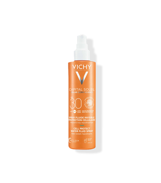 Vichy Cell Protect Sonnenspray für Gesicht und Körper LSF30