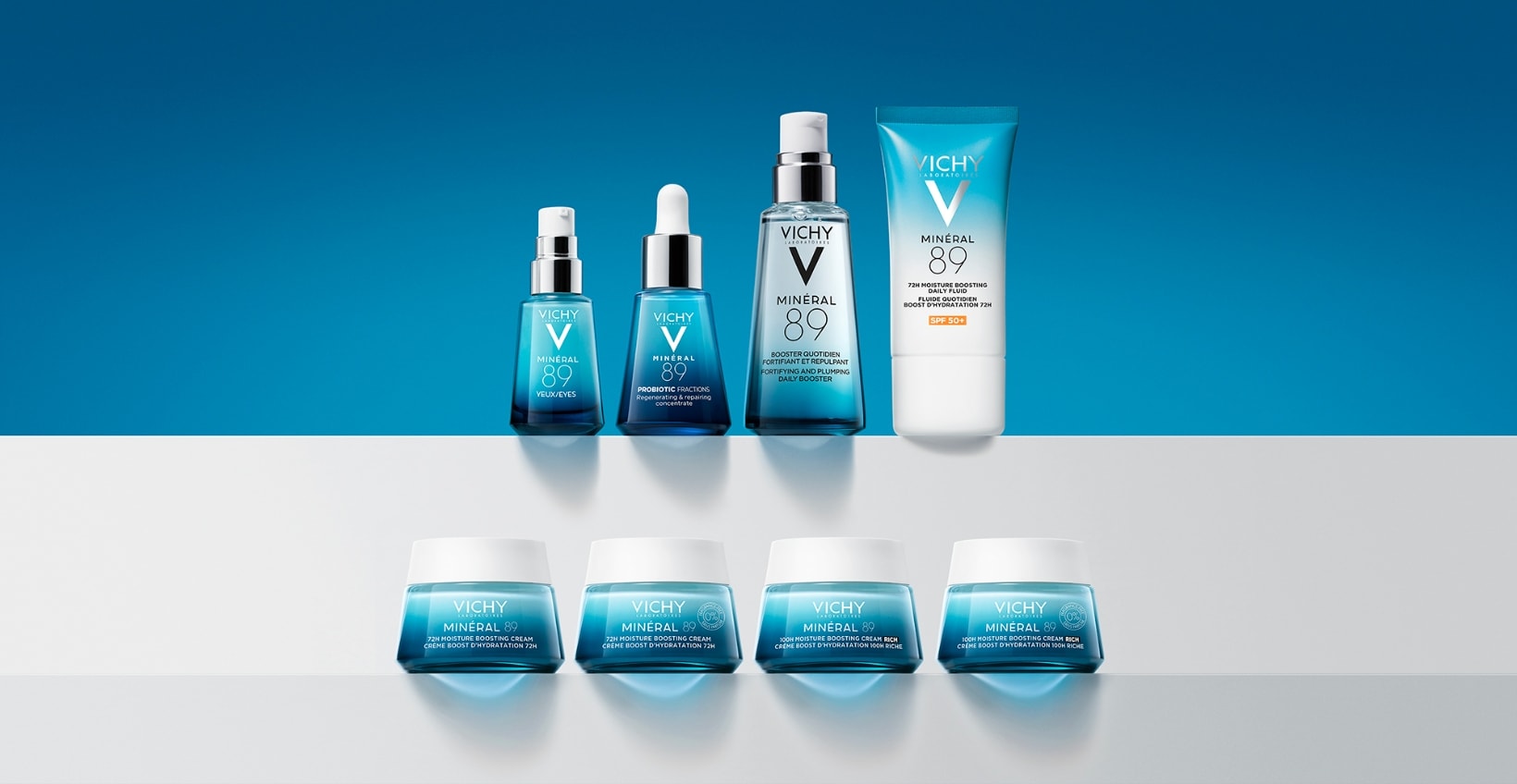 Die Produkte der Vichy Mineral 89 Range