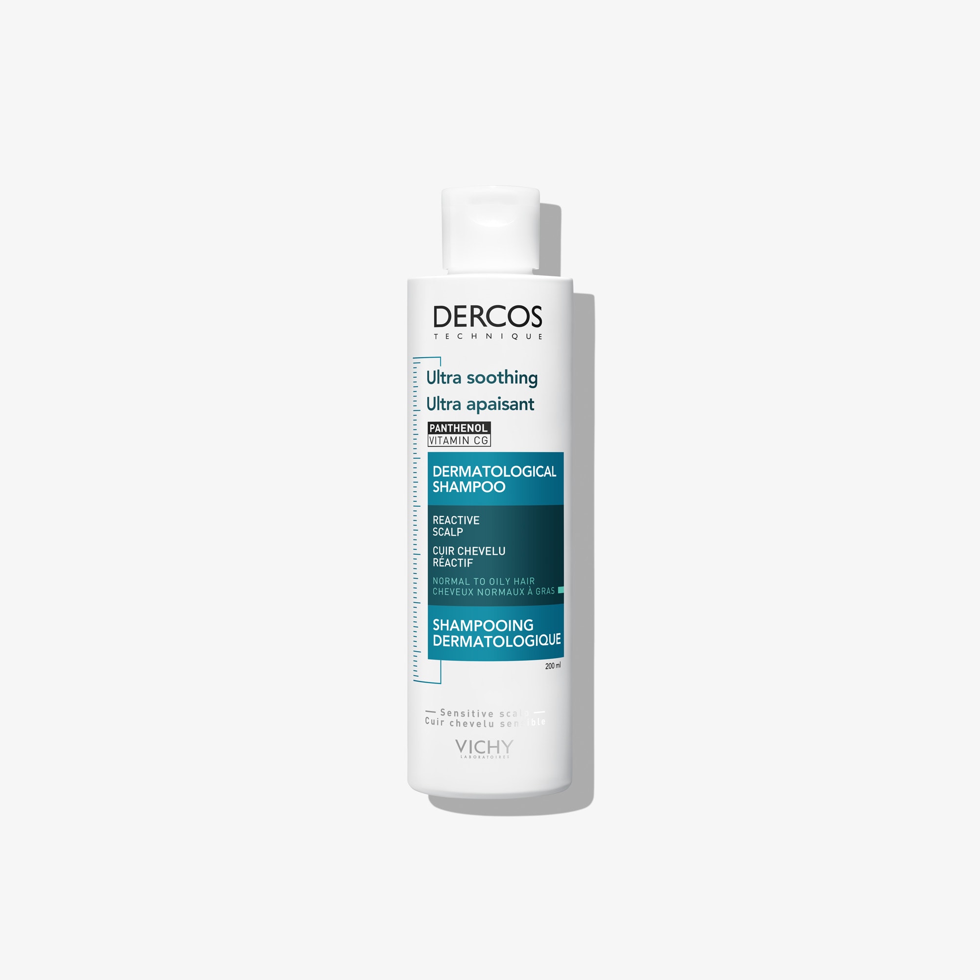 DERCOS Ultra-Sensitiv Shampoo für trockene Kopfhaut bei fettigen Haaren Packshot 2
